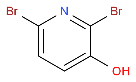 2,6-Dibromo-3-hydroxypyridine_分子结构_CAS_6602-33-1)