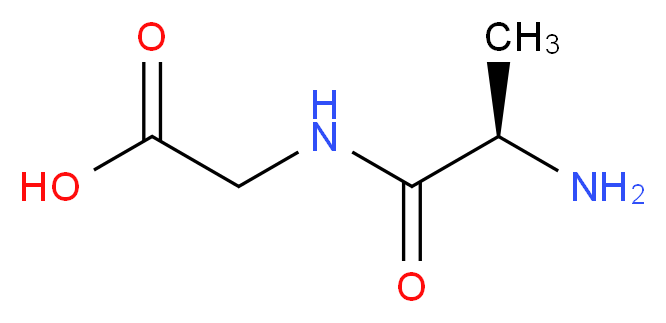 2-[(2R)-2-aminopropanamido]acetic acid_分子结构_CAS_3997-90-8