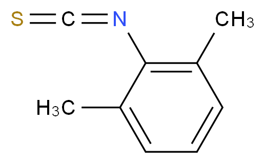 2,6-Dimethylphenyl isothiocyanate_分子结构_CAS_19241-16-8)