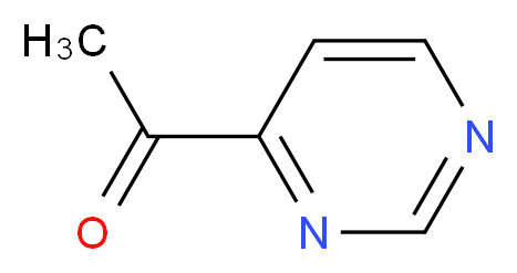 1-(Pyrimidin-4-yl)ethanone_分子结构_CAS_39870-05-8)
