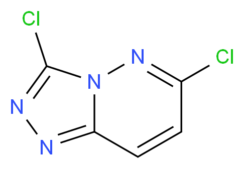 3,6-dichloro-[1,2,4]triazolo[4,3-b]pyridazine_分子结构_CAS_33050-38-3