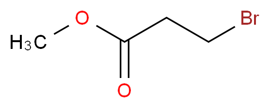 3-溴丙酸甲酯_分子结构_CAS_3395-91-3)