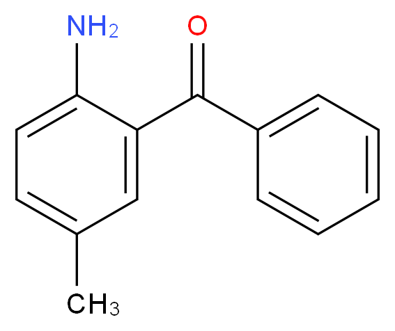 2-benzoyl-4-methylaniline_分子结构_CAS_17852-28-7