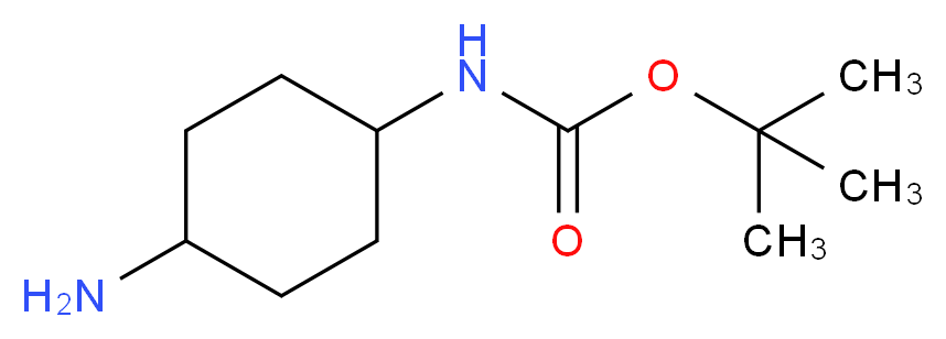 trans-(4-Amino-cyclohexyl)-carbamic acid tert-butyl ester_分子结构_CAS_177906-48-8)