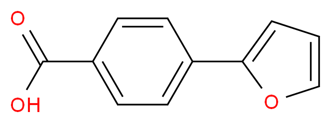 4-(2-furyl)benzoic acid_分子结构_CAS_35461-98-4)