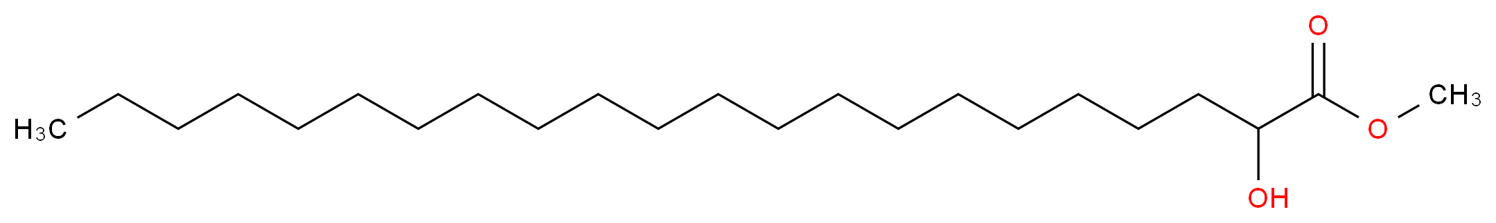 methyl 2-hydroxydocosanoate_分子结构_CAS_13980-17-1