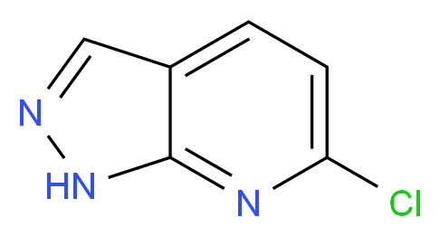 6-Chloro-1H-pyrazolo[3,4-b]pyridine_分子结构_CAS_63725-51-9)