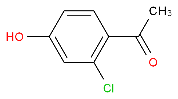 1-(2-Chloro-4-hydroxyphenyl)ethanone_分子结构_CAS_68301-59-7)
