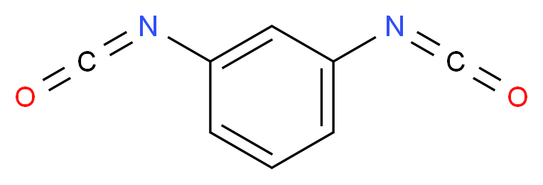 1,3-diisocyanatobenzene_分子结构_CAS_123-61-5