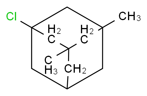 1-chloro-3,5-dimethyladamantane_分子结构_CAS_707-36-8