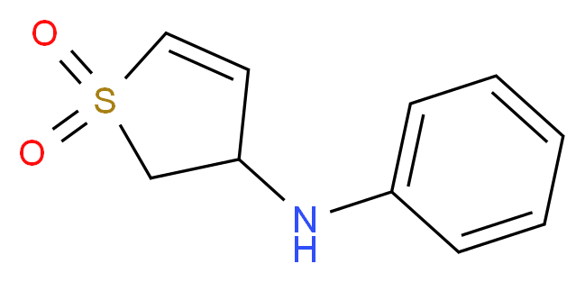 N-(1,1-dioxido-2,3-dihydrothien-3-yl)-N-phenylamine_分子结构_CAS_39565-69-0)