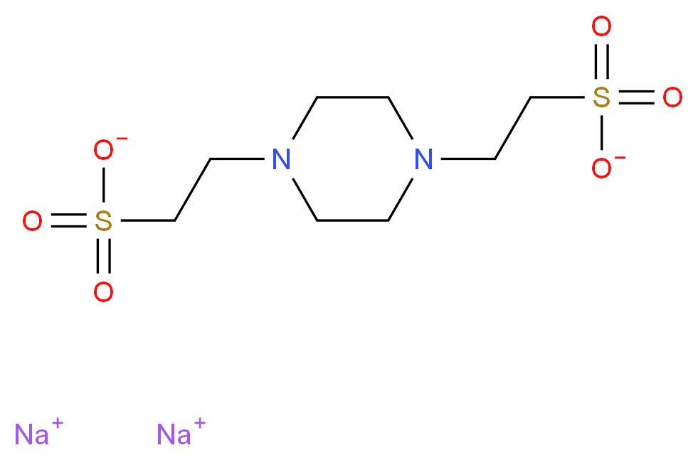 PIPES DISODIUM SALT_分子结构_CAS_76836-02-7)