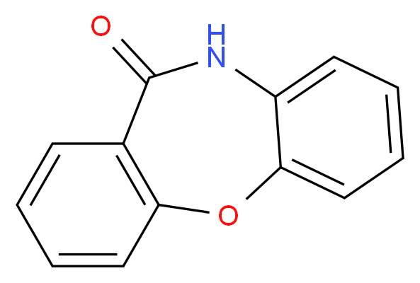 2-oxa-9-azatricyclo[9.4.0.0<sup>3</sup>,<sup>8</sup>]pentadeca-1(11),3(8),4,6,12,14-hexaen-10-one_分子结构_CAS_3158-85-8