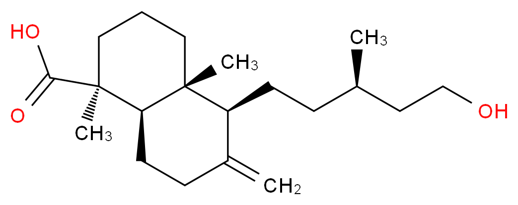 Imbricatolic acid_分子结构_CAS_6832-60-6)