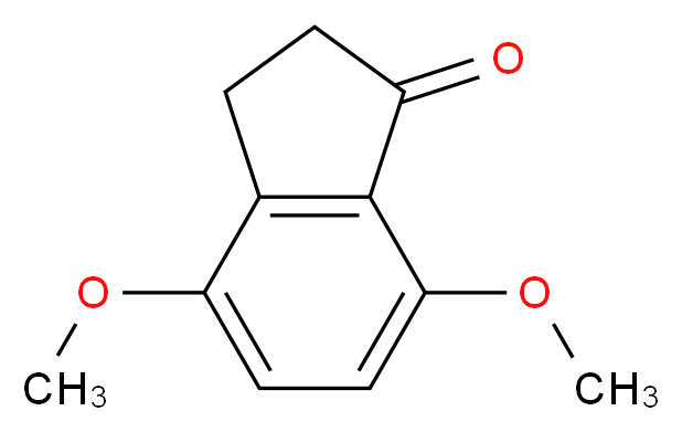 4,7-dimethoxy-2,3-dihydro-1H-inden-1-one_分子结构_CAS_52428-09-8