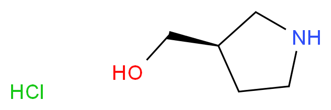 (3R)-PYRROLIDIN-3-YLMETHANOL HYDROCHLORIDE_分子结构_CAS_110013-18-8)