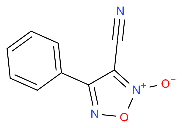 4-Phenyl-3-furoxancarbonitrile_分子结构_CAS_)