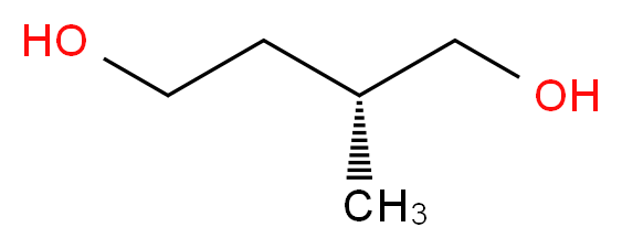 (2R)-2-methylbutane-1,4-diol_分子结构_CAS_22644-28-6