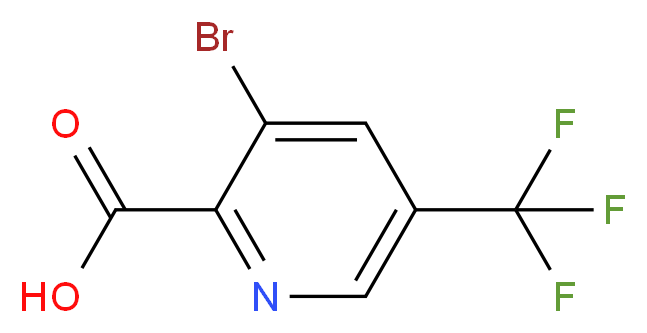 3-Bromo-5-(trifluoromethyl)picolinic acid_分子结构_CAS_959245-76-2)