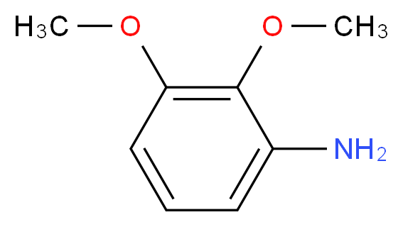 2,3-dimethoxyaniline_分子结构_CAS_6299-67-8