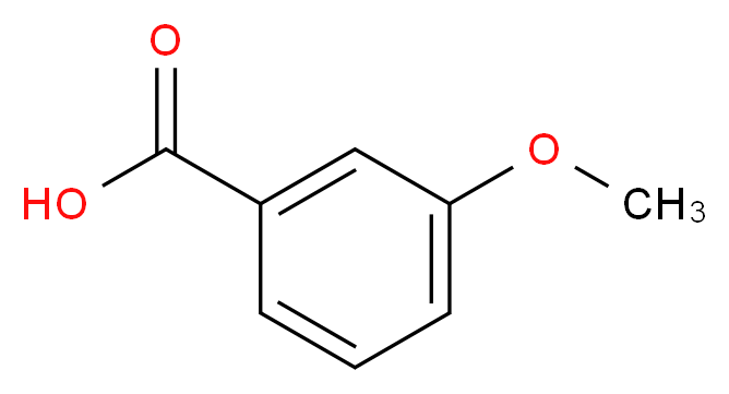 m-METHOXYBENZOIC ACID_分子结构_CAS_586-38-9)