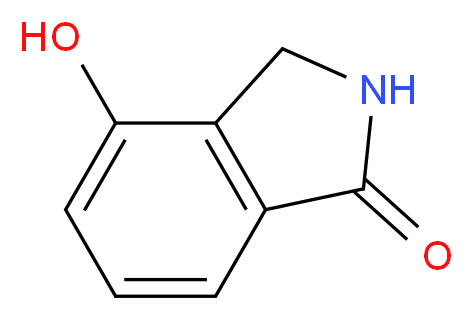 4-Hydroxy-2,3-dihydroisoindol-1-one_分子结构_CAS_366453-21-6)