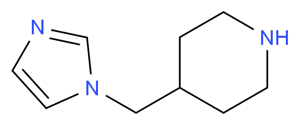 4-(1H-imidazol-1-ylmethyl)piperidine dihydrochloride_分子结构_CAS_)