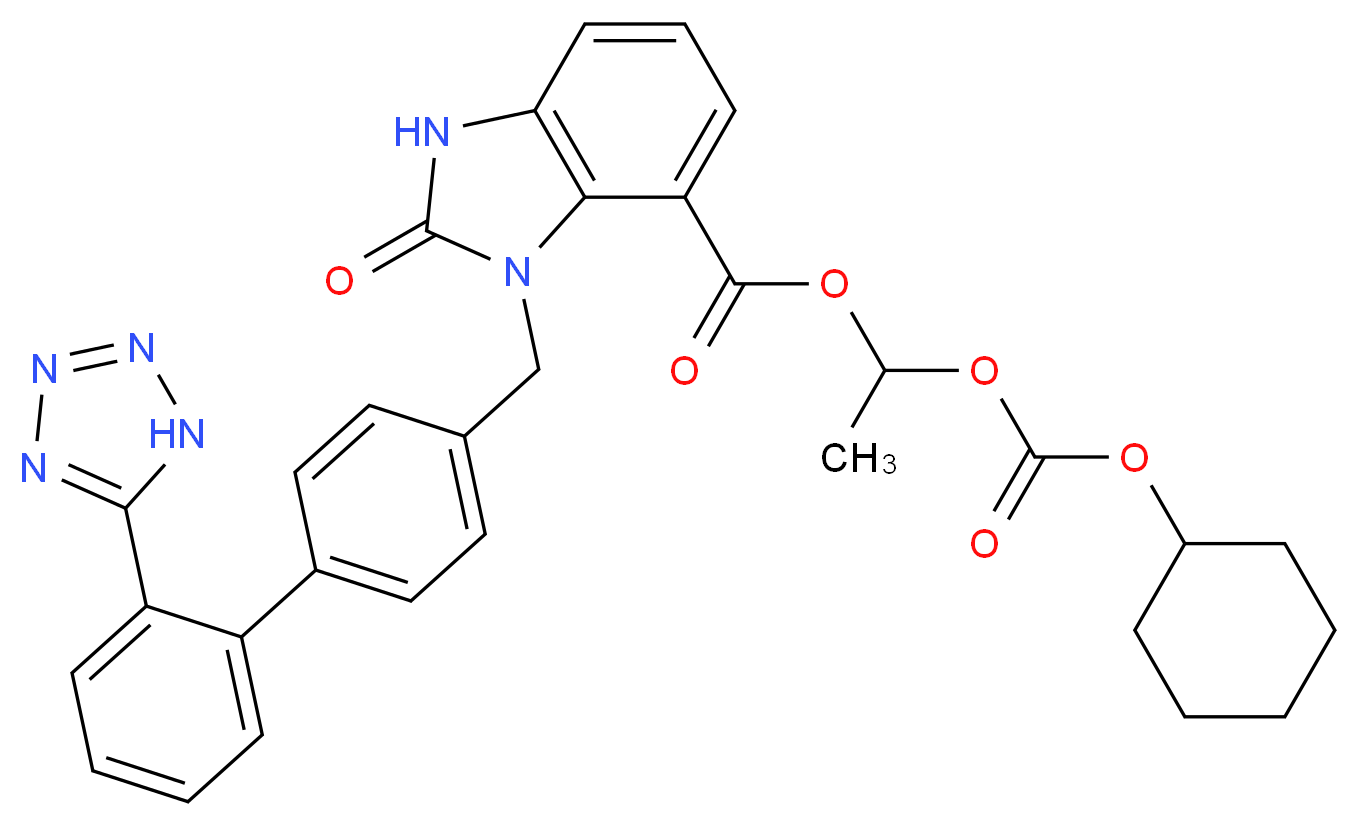 O-Desethyl Candesartan Cilexetil_分子结构_CAS_869631-11-8)