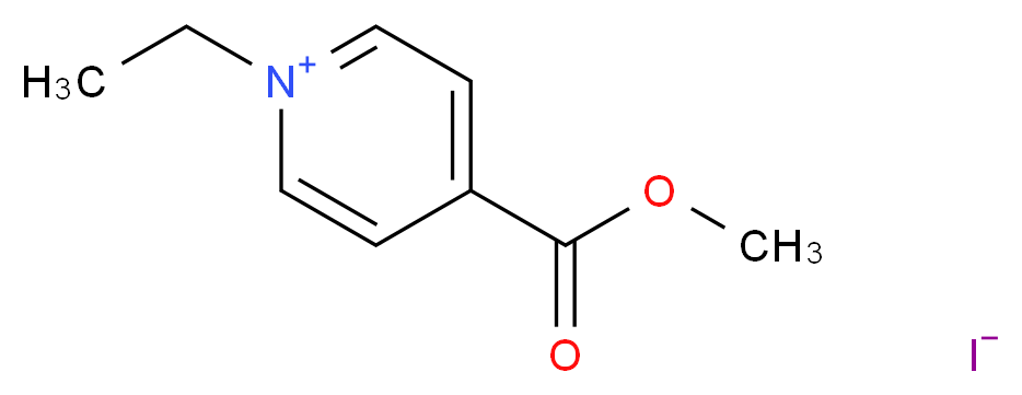 1-ethyl-4-(methoxycarbonyl)pyridin-1-ium iodide_分子结构_CAS_1199-65-1