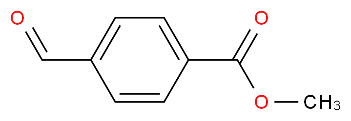 Methyl 4-formylbenzoate_分子结构_CAS_1571-08-0)