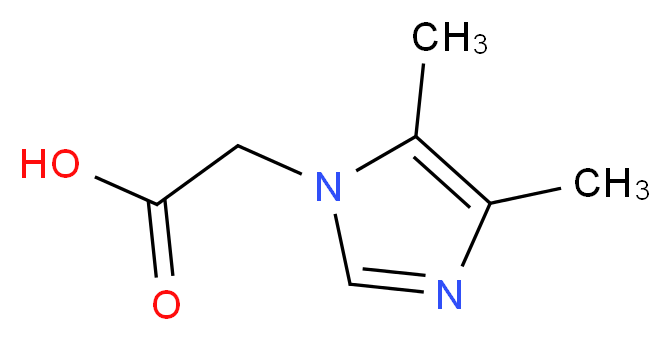 (4,5-dimethyl-1H-imidazol-1-yl)acetic acid_分子结构_CAS_731016-38-9)