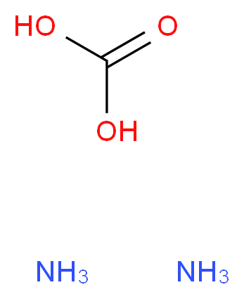 碳酸铵_分子结构_CAS_506-87-6)