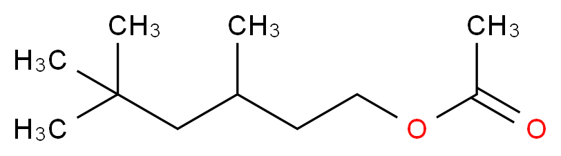 3,5,5-TRIMETHYLHEXYL ACETATE_分子结构_CAS_58430-94-7)