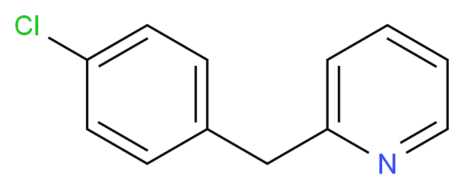 2-(p-CHLOROBENZYL)PYRIDINE_分子结构_CAS_4350-41-8)