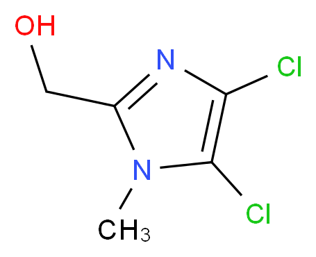 (4,5-Dichloro-1-methyl-1H-imidazol-2-yl)methanol_分子结构_CAS_1000684-06-9)