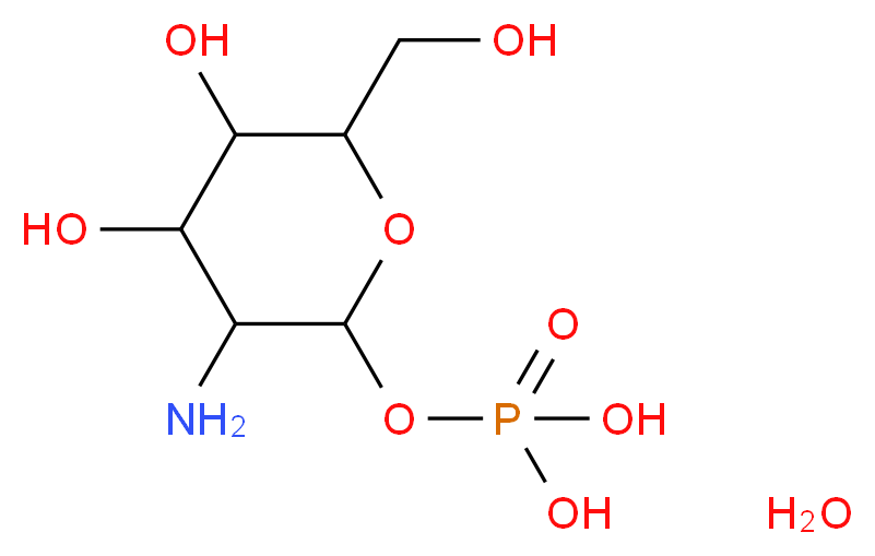 α-D-Galactosamine 1-phosphate_分子结构_CAS_75656-33-6)