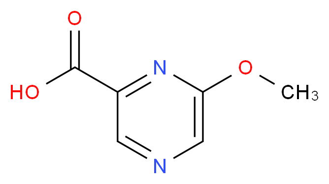 6-methoxypyrazine-2-carboxylic acid_分子结构_CAS_24005-61-6