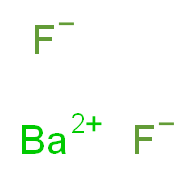 barium(2+) ion difluoride_分子结构_CAS_7787-32-8