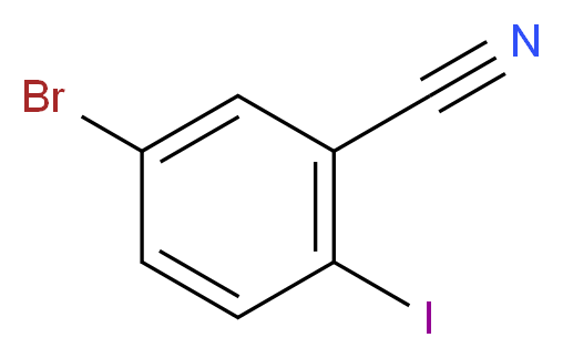 5-Bromo-2-iodobenzonitrile_分子结构_CAS_121554-10-7)