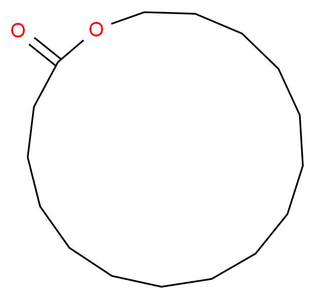 16-十六内酯_分子结构_CAS_109-29-5)