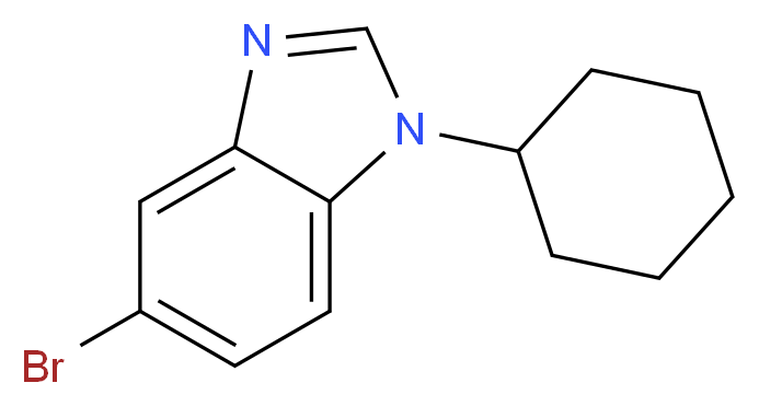 5-Bromo-1-cyclohexyl-1H-benzo[d]imidazole_分子结构_CAS_1199773-22-2)