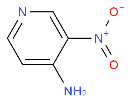 3-nitropyridin-4-amine_分子结构_CAS_1681-37-4