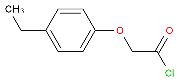 (4-Ethylphenoxy)acetyl chloride_分子结构_CAS_)