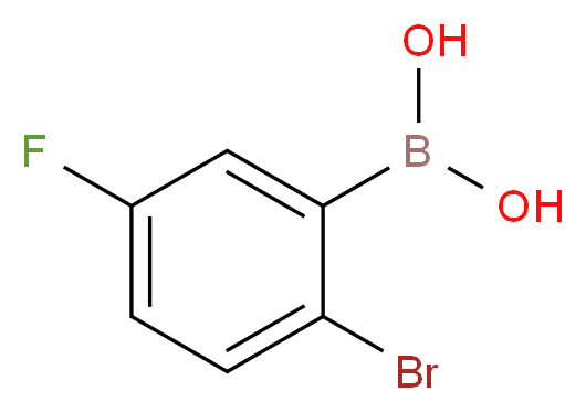 (2-bromo-5-fluorophenyl)boronic acid_分子结构_CAS_959996-48-6
