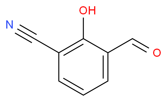 3-Formyl-2-hydroxybenzonitrile_分子结构_CAS_858478-91-8)