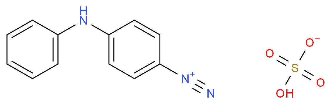 4-(phenylamino)benzene-1-diazonium hydrogen sulfate_分子结构_CAS_4477-28-5