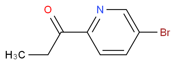 1-(5-bromopyridin-2-yl)propan-1-one_分子结构_CAS_1060812-89-6)