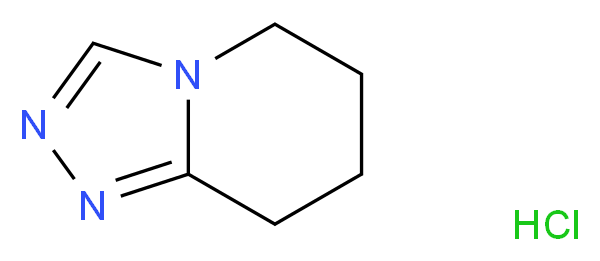 5,6,7,8-Tetrahydro[1,2,4]triazolo[4,3-a]pyridine hydrochloride_分子结构_CAS_59624-08-7)