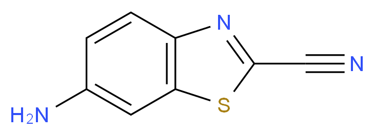 6-氨基-2-氰基苯并噻唑_分子结构_CAS_7724-12-1)