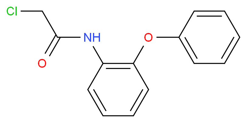 2-chloro-N-(2-phenoxyphenyl)acetamide_分子结构_CAS_22504-02-5